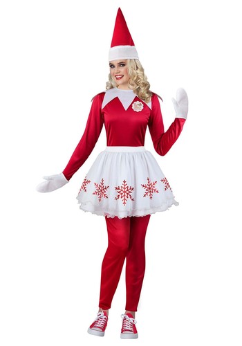Womens elf the shelf - on,