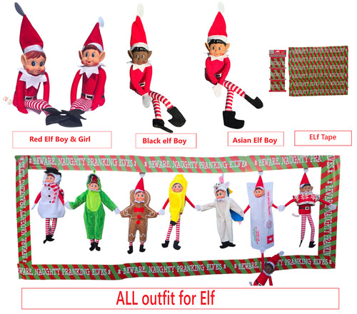 Naughty christmas elf many - christmas,