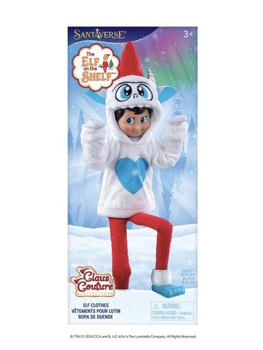 Elf the shelf yeti hoodie - on,