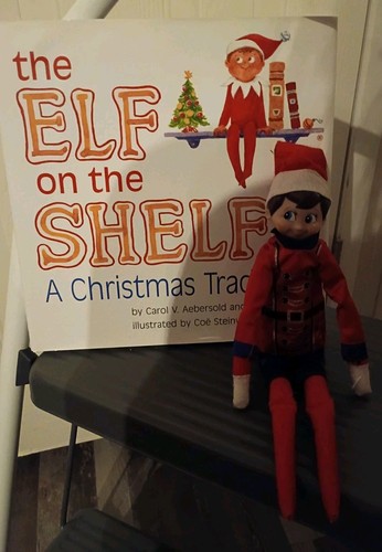 The elf shelf claus - on,