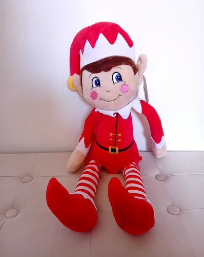 Large plush soft toy elf - toy, doll